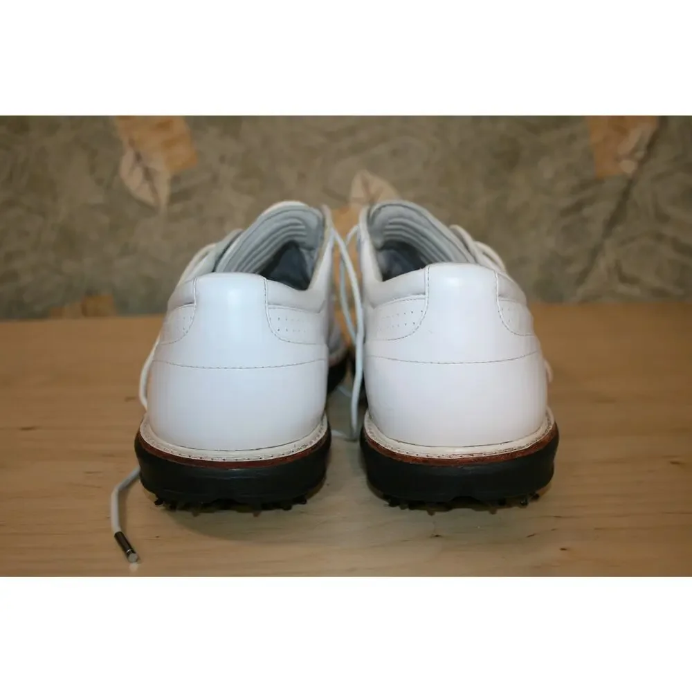 Cuater White Leather Golf Shoes Men's 10.5 M